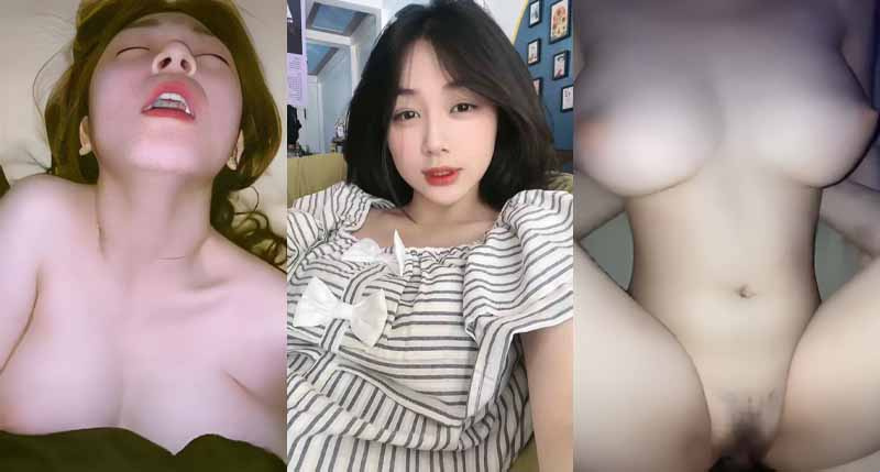 Masturbating Tran Ha Linh with big breasts